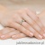 Pierścionek W449 Szmaragd 0,15ct żółte złoto