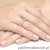 Pierścionek W075 Ametyst 0,50ct żółte złoto