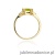 Pierścionek W040B Oliwin 1,10ct żółte złoto