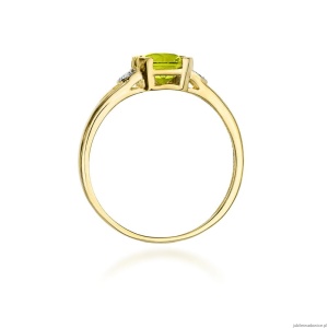 Pierścionek W040 Oliwin 1,00ct żółte złoto