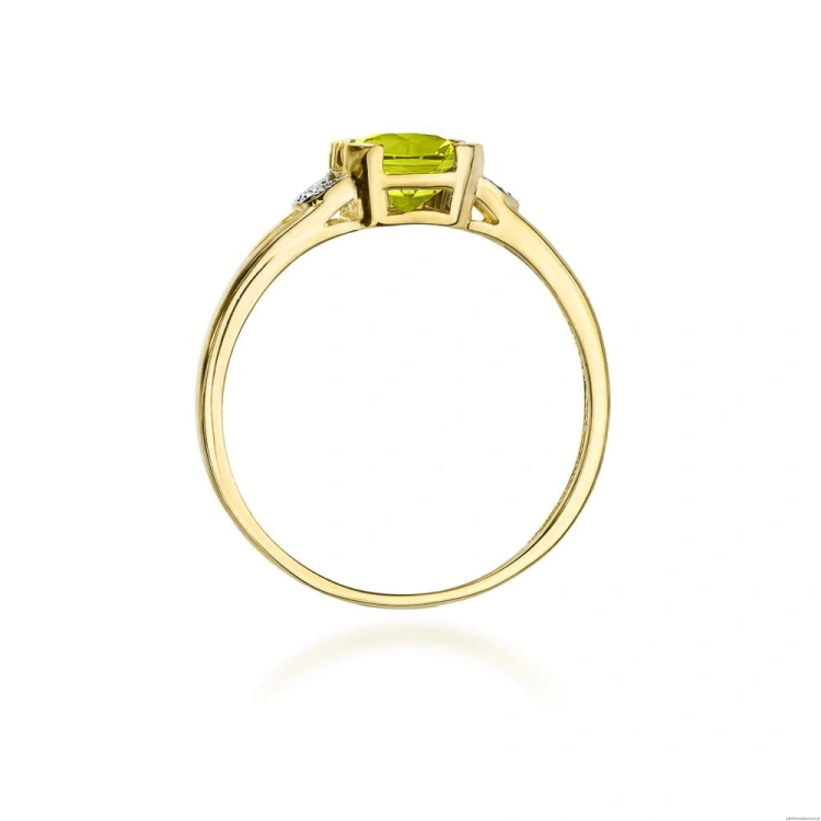 Pierścionek W040 Oliwin 1,00ct żółte złoto