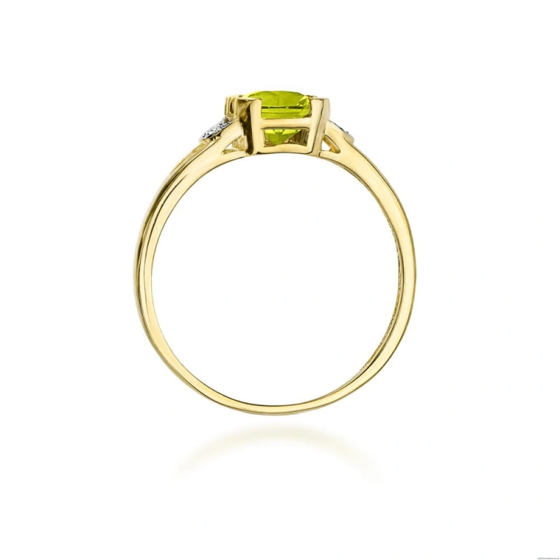 Pierścionek W040 Oliwin 1,00ct żółte złoto