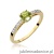 Pierścionek W066 Oliwin 0,60ct żółte złoto