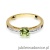 Pierścionek W066 Oliwin 0,60ct żółte złoto