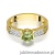 Pierścionek W075 Oliwin 0,60ct żółte złoto