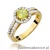 Pierścionek W087 Oliwin 0,60ct żółte złoto