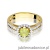 Pierścionek W087 Oliwin 0,60ct żółte złoto