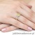 Pierścionek W087 Oliwin 0,60ct żółte złoto