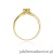 Pierścionek W074 Cytryn 0,50ct żółte złoto