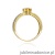 Pierścionek W075 Cytryn 0,50ct żółte złoto