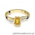 Pierścionek W094 Cytryn 0,60ct żółte złoto