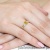 Pierścionek W094 Cytryn 0,60ct żółte złoto