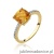 Pierścionek W511 Cytryn 2,00ct żółte złoto