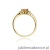 Pierścionek W0076 Morganit 0,40ct żółte złoto