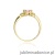 Pierścionek W044 Różowy Topaz 0,70ct żółte złoto