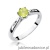 Pierścionek W074 Oliwin 0,60ct białe złoto