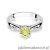 Pierścionek W074 Oliwin 0,60ct białe złoto
