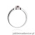 Pierścionek W411 Rubin 0,10ct białe złoto