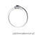 Pierścionek W185 Szafir 0,15ct białe złoto
