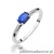 Pierścionek W077 Szafir 0,70ct białe złoto