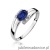 Pierścionek W119 Szafir 0,70ct białe złoto