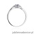 Pierścionek W428 Tanzanit 0,15ct białe złoto