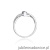 Pierścionek W028 Tanzanit 0,40ct białe złoto