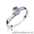 Pierścionek W068 Tanzanit 0,40ct białe złoto