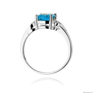 Pierścionek W400 Topaz 2,40ct białe złoto