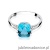 Pierścionek W038 Topaz 2,40ct białe złoto