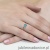 Pierścionek W039 Topaz 0,70ct białe złoto
