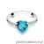 Pierścionek W050 Topaz 1,20ct białe złoto