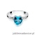 Pierścionek W031 Topaz 1,20ct białe złoto