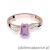 Pierścionek W094 Ametyst 0,50ct różowe złoto