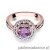 Pierścionek W274 Ametyst 0,90ct różowe złoto