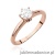 Pierścionek W557 Biały Szafir 0,60ct różowe złoto