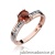 Pierścionek W106 Granat 0,60ct różowe złoto