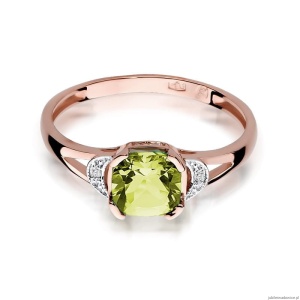 Pierścionek W040 Oliwin 1,00ct różowe złoto