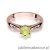 Pierścionek W074 Oliwin 0,60ct różowe złoto