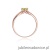 Pierścionek W074 Oliwin 0,60ct różowe złoto