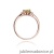 Pierścionek W0076 Oliwin 0,60ct różowe złoto