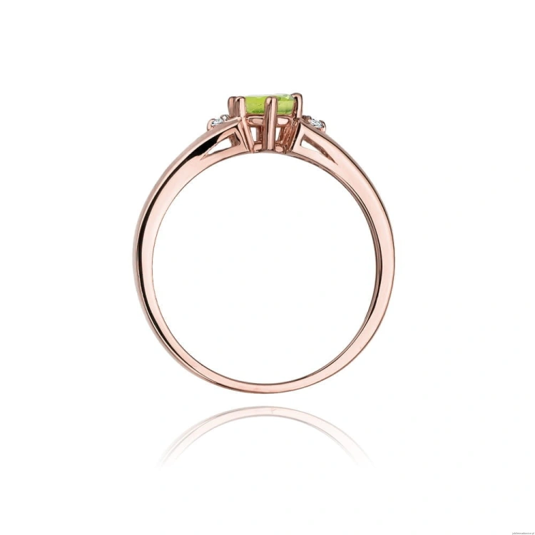 Pierścionek W0076 Oliwin 0,60ct różowe złoto