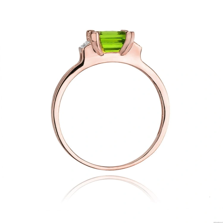 Pierścionek W103 Oliwin 1,10ct różowe złoto