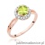 Pierścionek W538 Oliwin 0,90ct różowe złoto