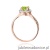 Pierścionek W538 Oliwin 0,90ct różowe złoto
