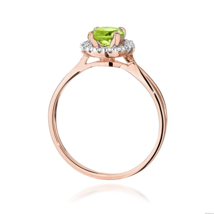 Pierścionek W538 Oliwin 0,90ct różowe złoto