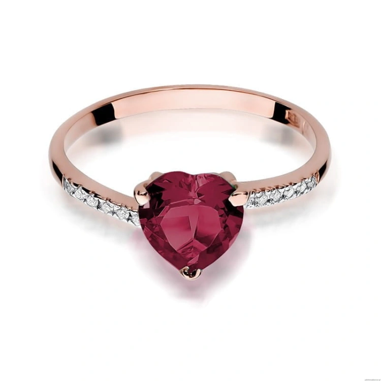 Pierścionek W050 Rubin 1,70ct różowe złoto