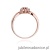 Pierścionek W072 Rubin 0,15ct różowe złoto