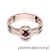 Pierścionek W238 Rubin 0,15ct różowe złoto