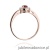 Pierścionek W238 Rubin 0,15ct różowe złoto
